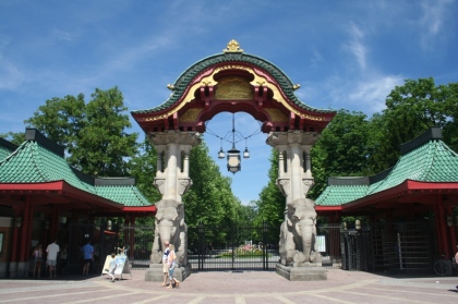 This is a picture of the Berlin Zoo - a very popular tourist attraction in Berlin.