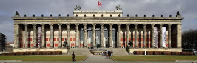 This is a picture of the Altes Museum in Berlin, which is a very popular tourist attraction.